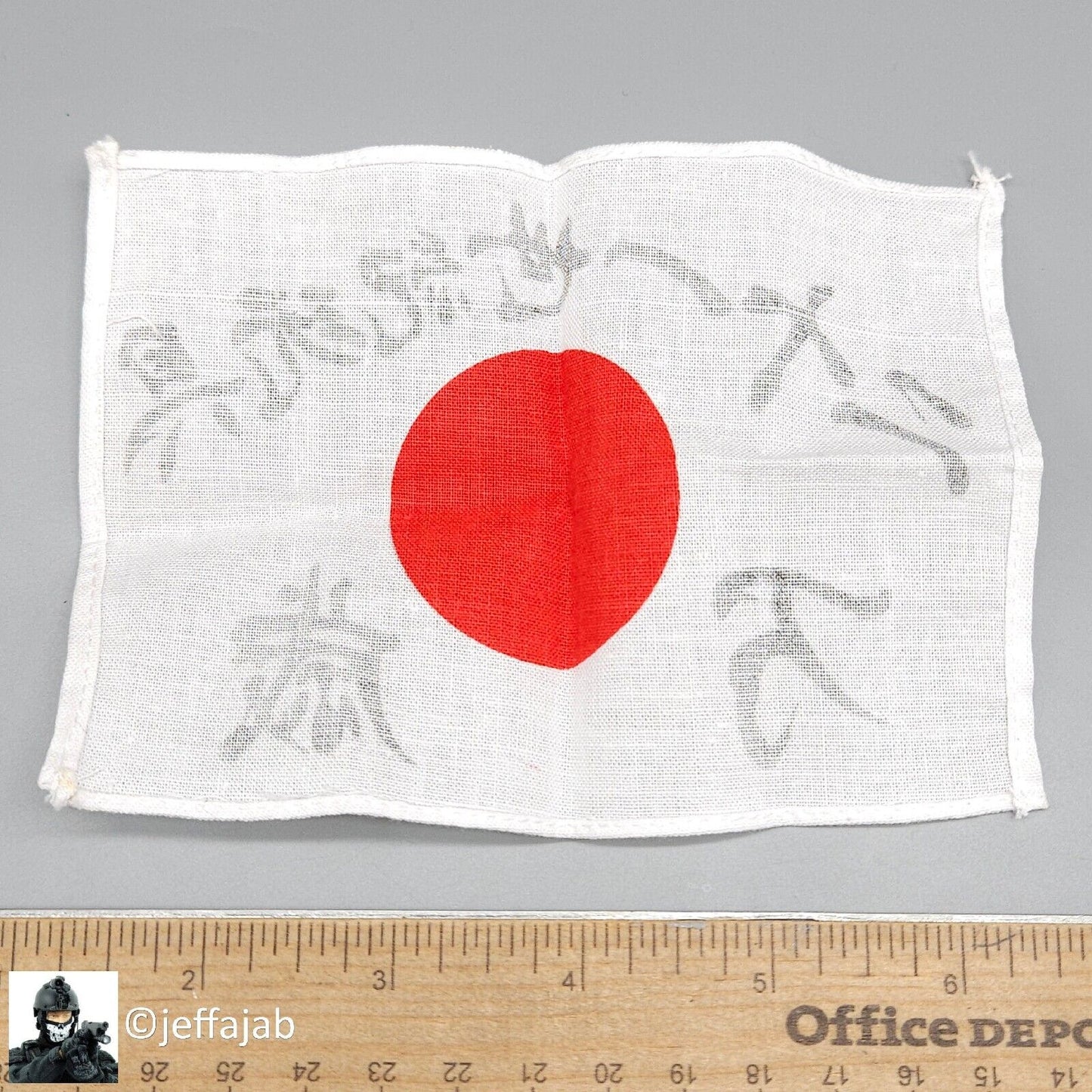 1:6 Ultimate Soldier WWII Japanese Good Luck Flag for 12" Figures USMC