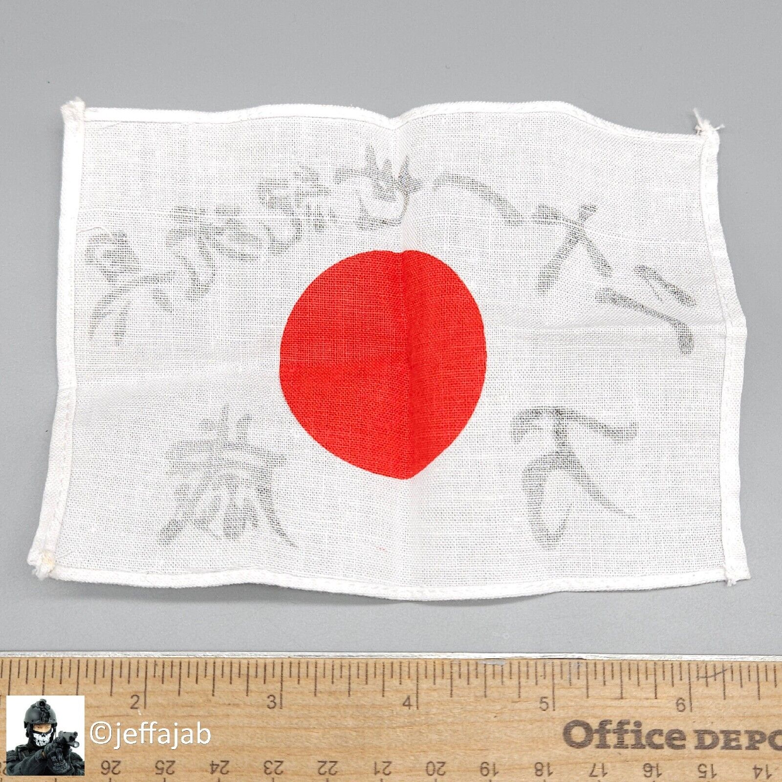 1:6 Ultimate Soldier WWII Japanese Good Luck Flag for 12" Figures USMC