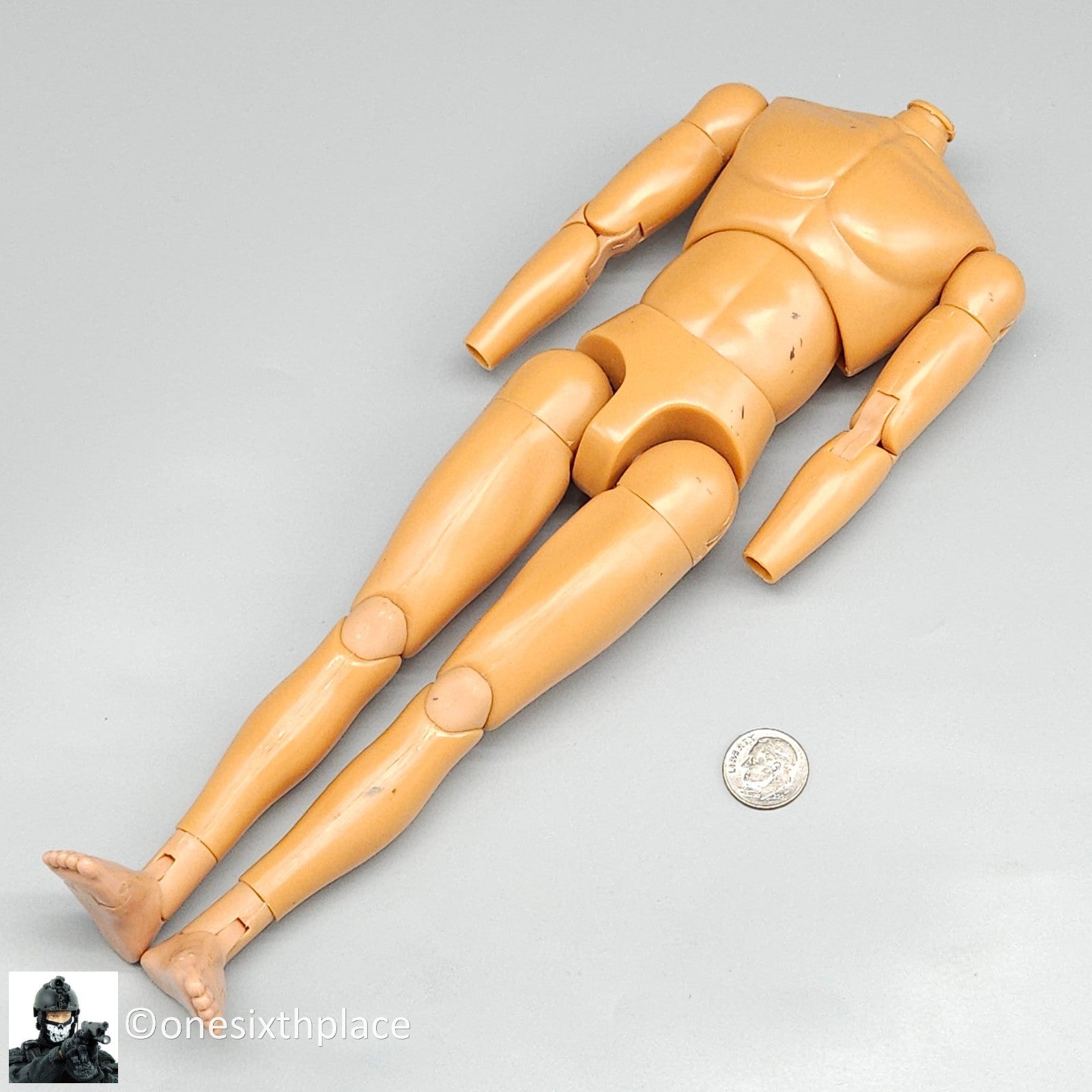 1:6 scale Dragon Neo Adam Male Nude Male Body (Suntan Skin) 12" Figure