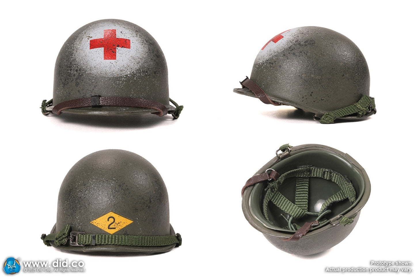 1:6 Scale DiD WWII US 2nd Ranger Battalion Medic Wade Canteen for 12" Figures