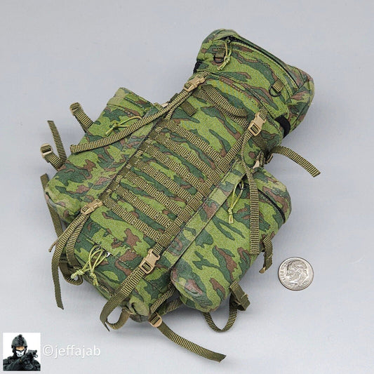 1:6 DamToys Russian Motorized Rifle Brigade Flora Camo Raid Backpack 12" Figures