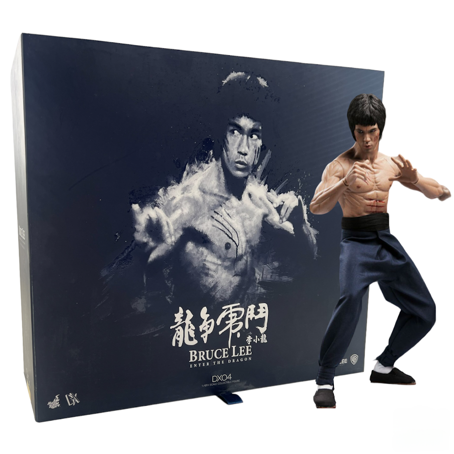 1:6 scale Hot Toys DX04 Bruce Lee Enter the Dragon Deluxe Set 12" Figure