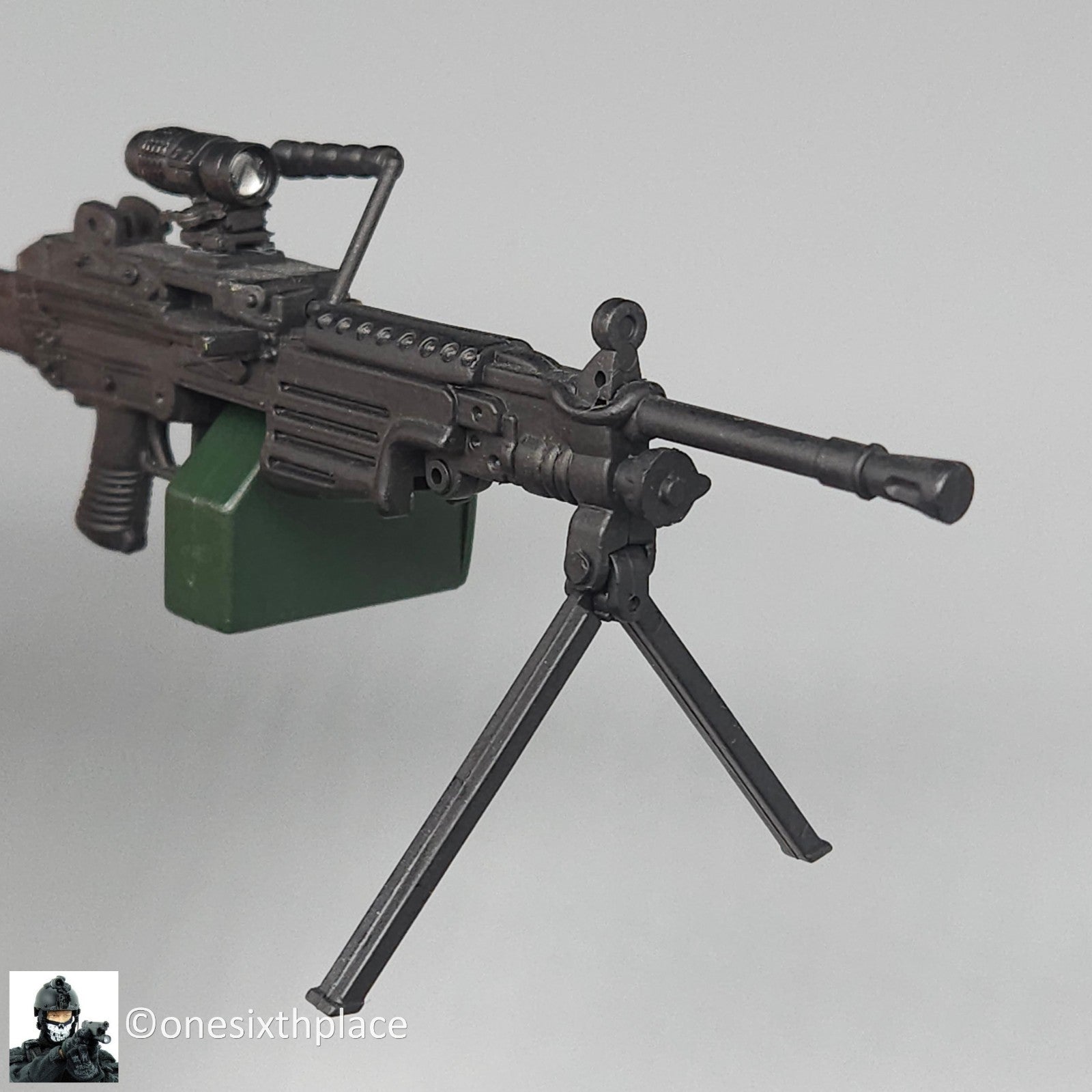 1:6 Ultimate Soldier Custom M249 SAW FN Minimi Machine Gun for 12" Figures