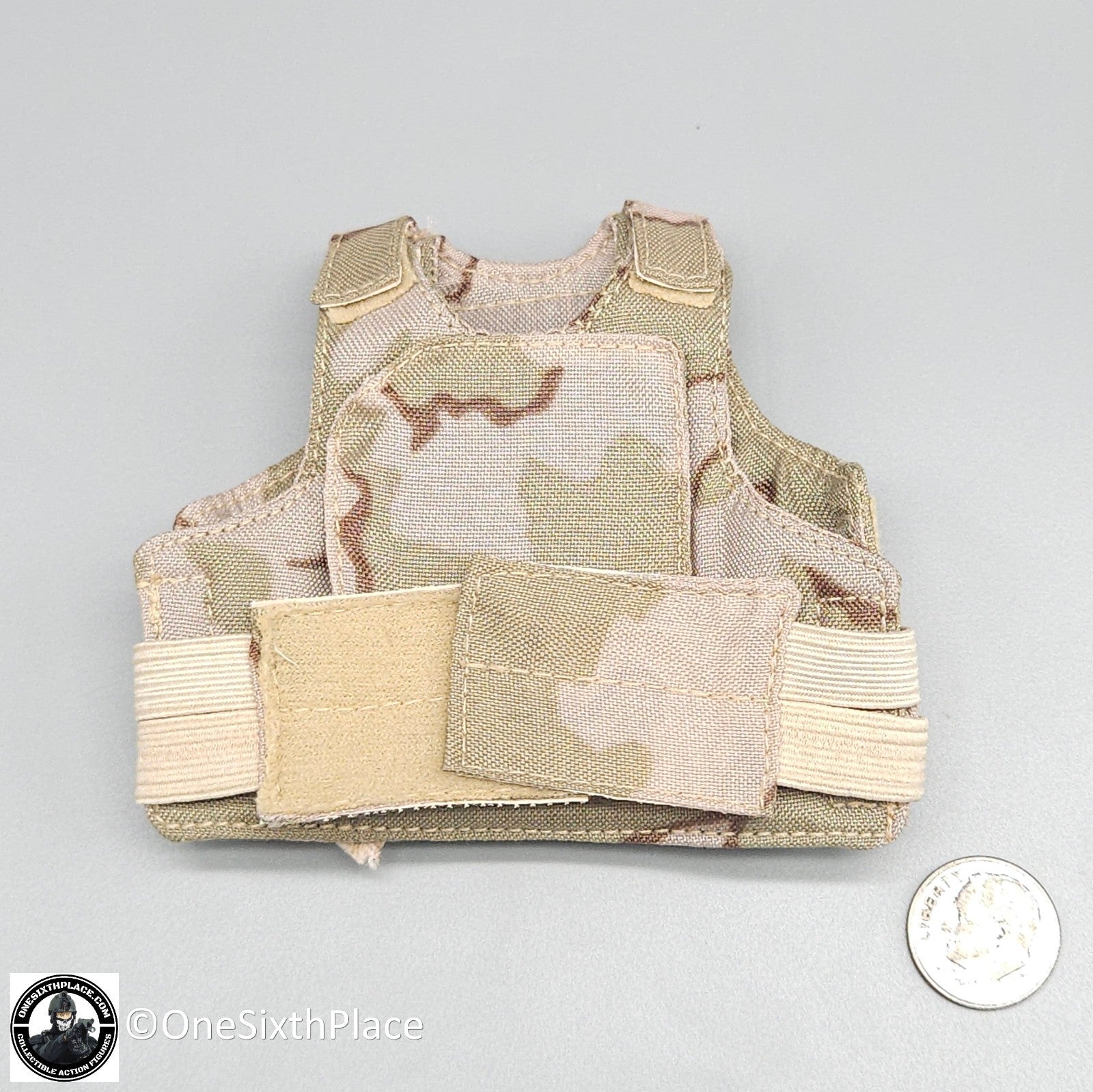 1:6 scale ACE US Army Delta CAG DCU Desert Camo Body Armor Vest for 12" Figures