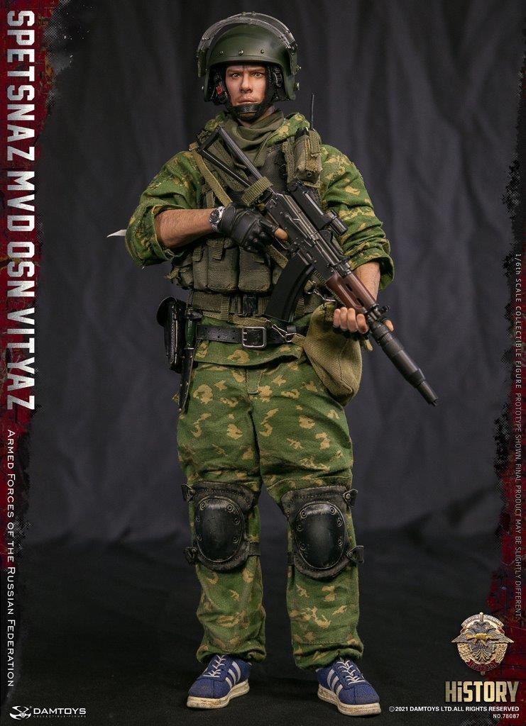 1:6 DamToys Russian Spetsnaz Vityaz Male Head Sculpt for 12" GI Joe Dragon Body