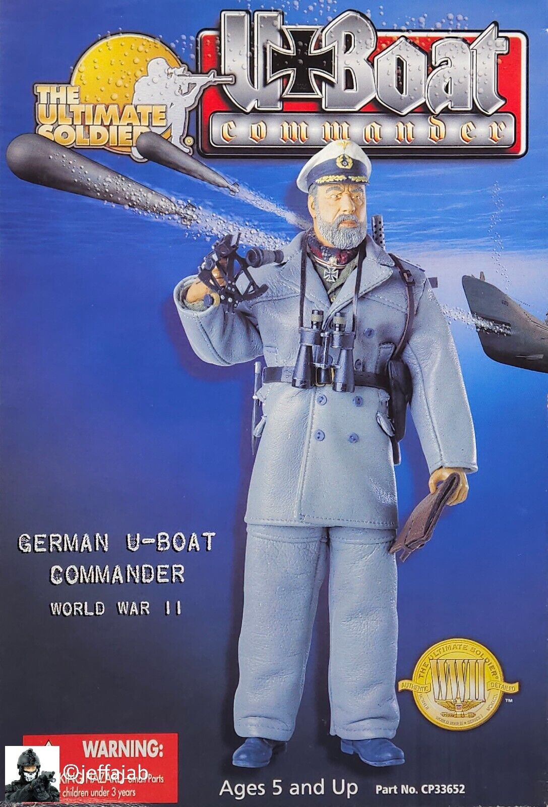 1:6 Ultimate Soldier WWII German U-Boat Commander Deck Jacket & Pants 12" Figure