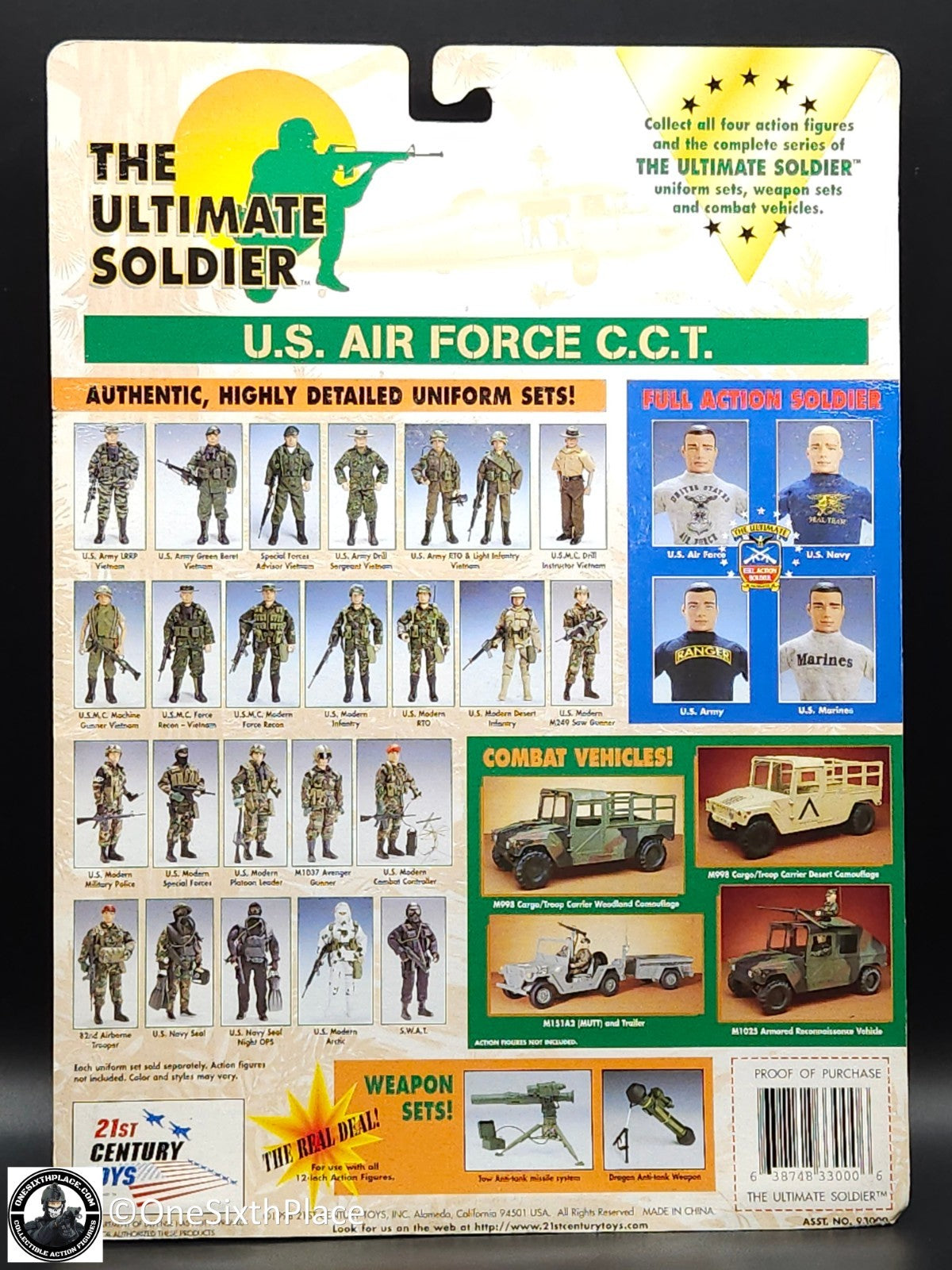 1:6 Ultimate Soldier Modern US Air Force CCT Uniform Set for 12" Figures