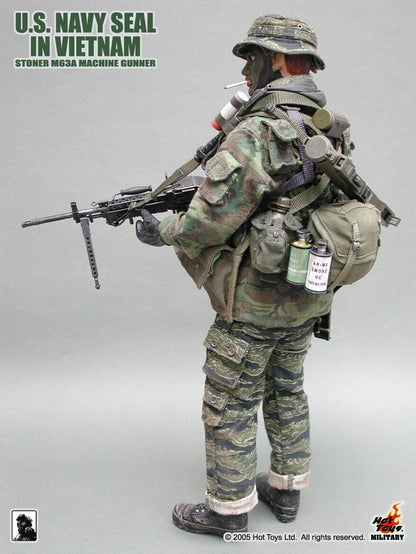 1:6 Scale Hot Toys US Navy SEAL in Vietnam Stoner M63A Machine Gunner 12" Figure