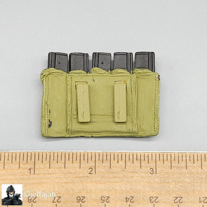 1:6 Ultimate Soldier WWII US Thompson Ammo Mag Pouch for 12" Figures USMC