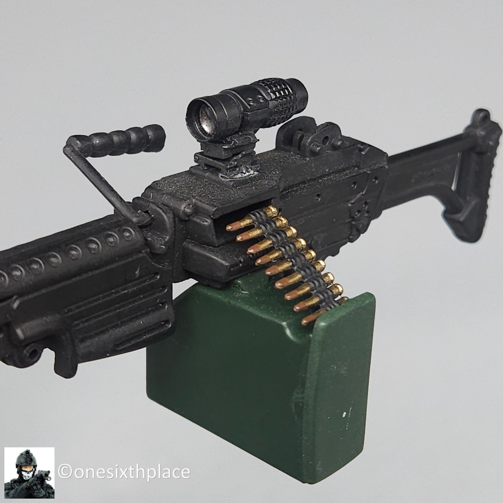 1:6 Ultimate Soldier Custom M249 SAW FN Minimi Machine Gun for 12" Figures