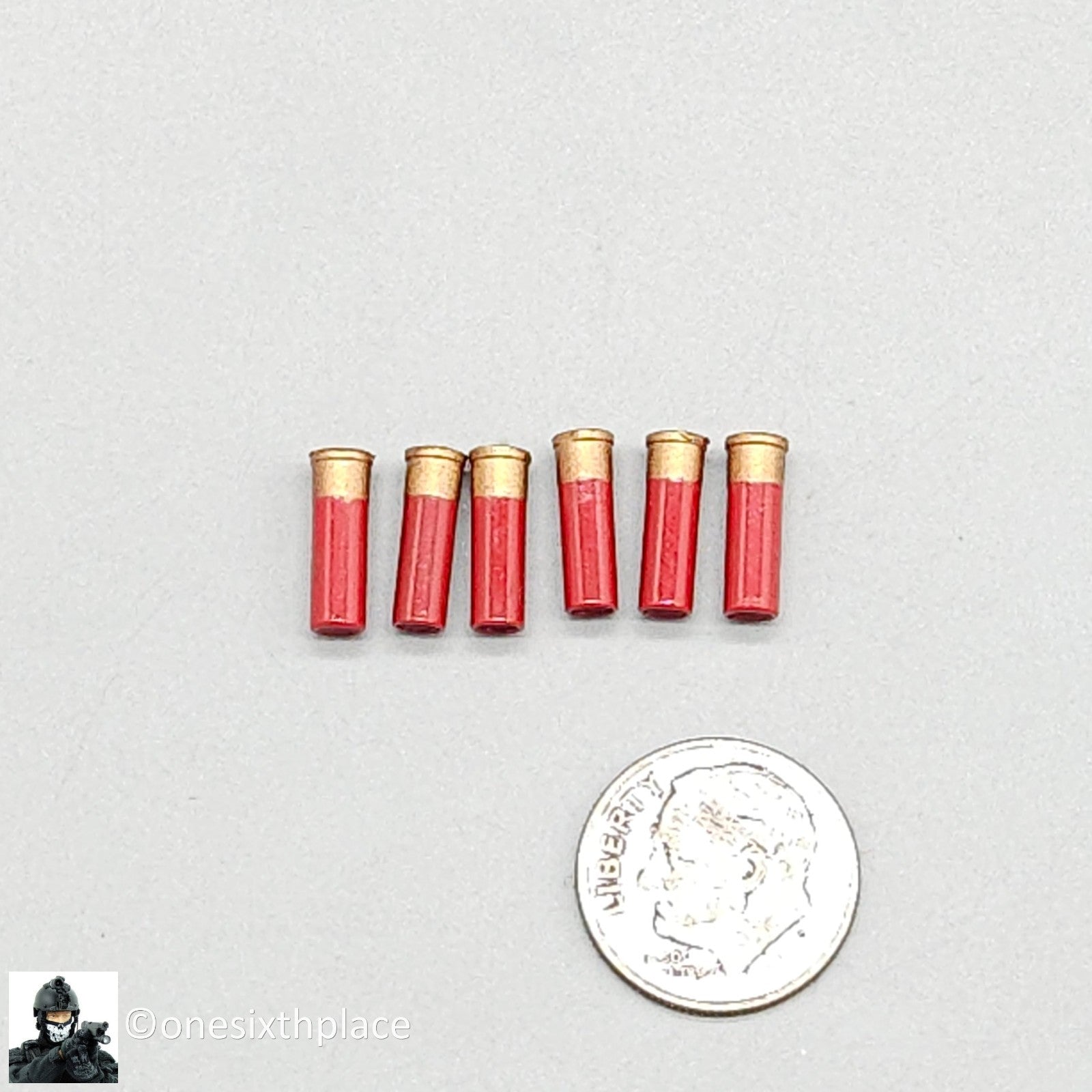 1:6 scale BBI GSG-9 Konrad Shotgun Shells (x6) for 12" Figures