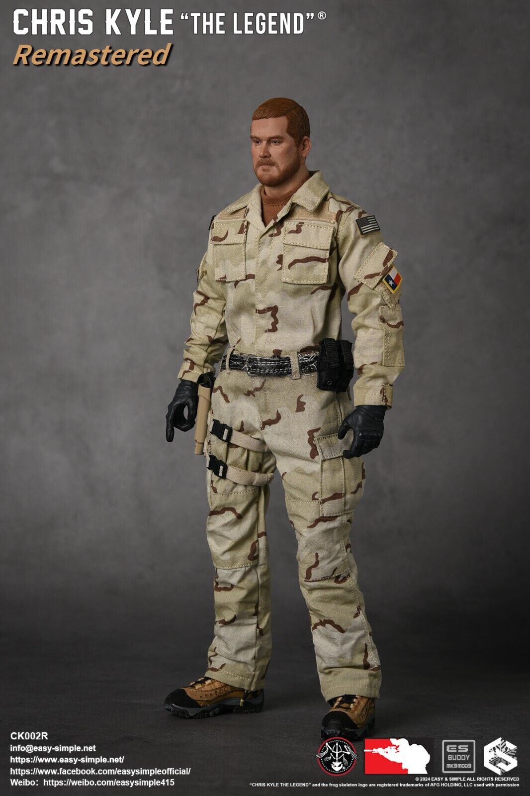 1:6 scale Easy & Simple Chris Kyle The Legend Remastered Regular Version CK002R