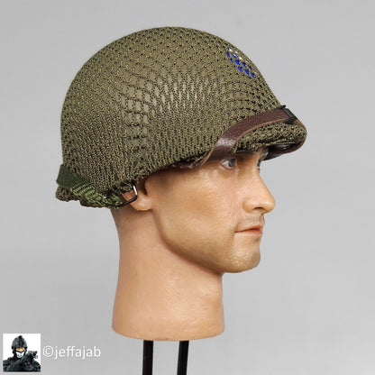 1/6 scale DiD WWII 29th Infantry Corporal Upham M1 Helmet for 12" Figures