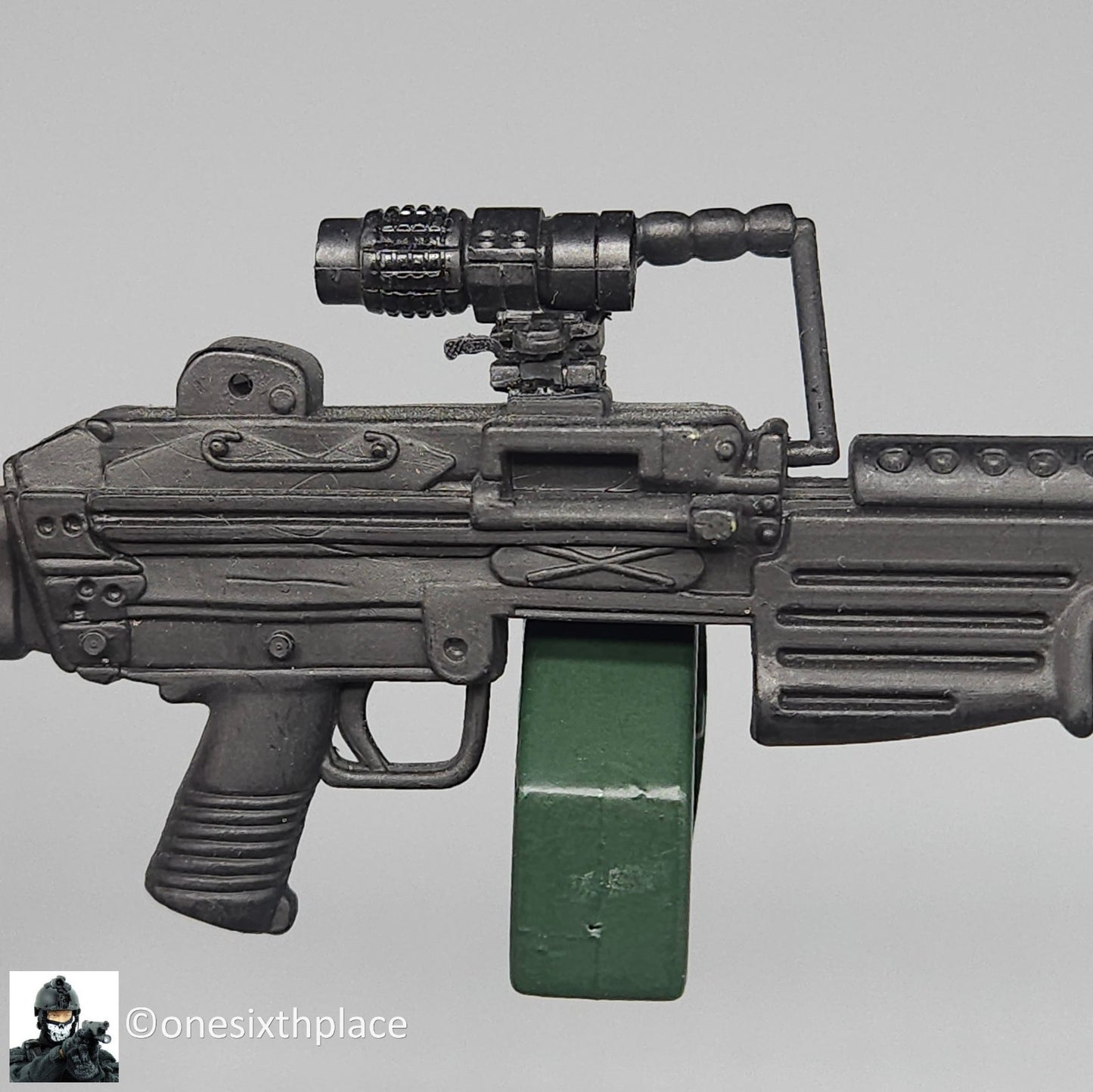 1:6 Ultimate Soldier Custom M249 SAW FN Minimi Machine Gun for 12" Figures