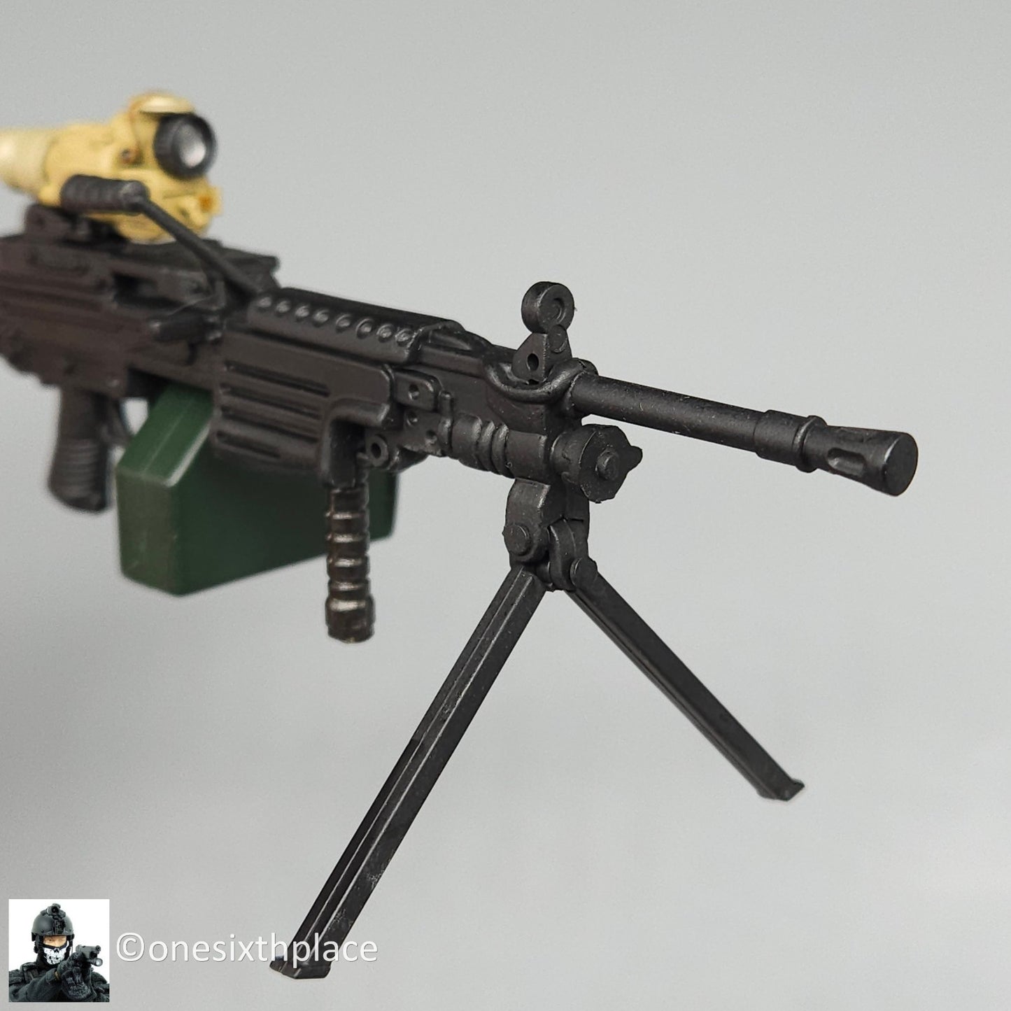 1:6 Ultimate Soldier Custom M249 SAW FN Minimi Machine Gun #2 for 12" Figures