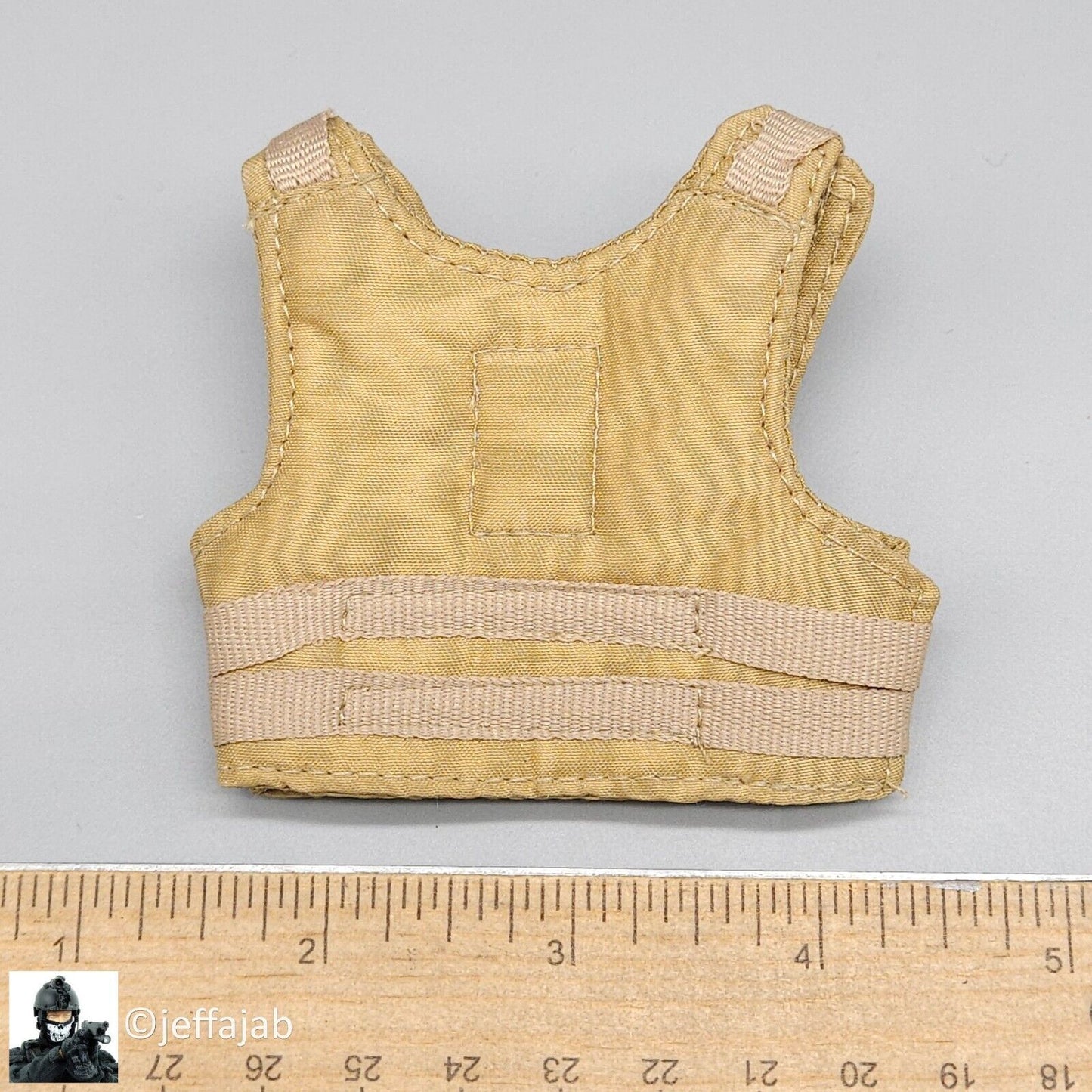 1:6 scale BBI Freedom Force Green Beret Tan Body Armor Vest for 12" Figures