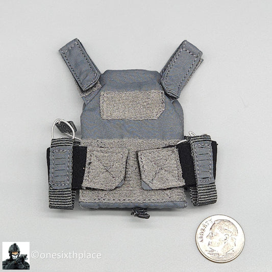1:6 scale Easy & Simple PMC Weapon Specialist Gray Plate Carrier