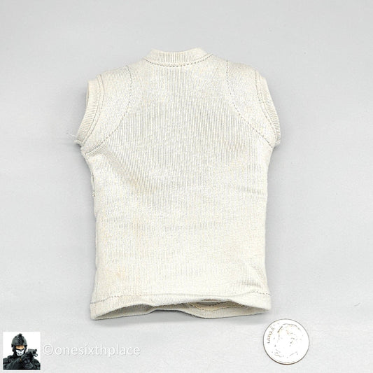 1:6 scale Easy & Simple Mens Gray Sleeveless T-Shirt w/ Padding for 12" Figures