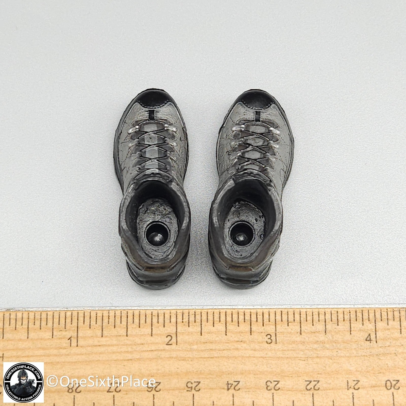 1:6 scale Easy Simple Scarpa GTX Shoes (Grey) for 12" Figures