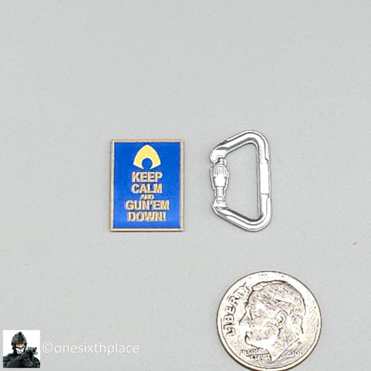1:6 scale Easy & Simple PMC Weapon Specialist Patch & Carabiner for 12" Figures