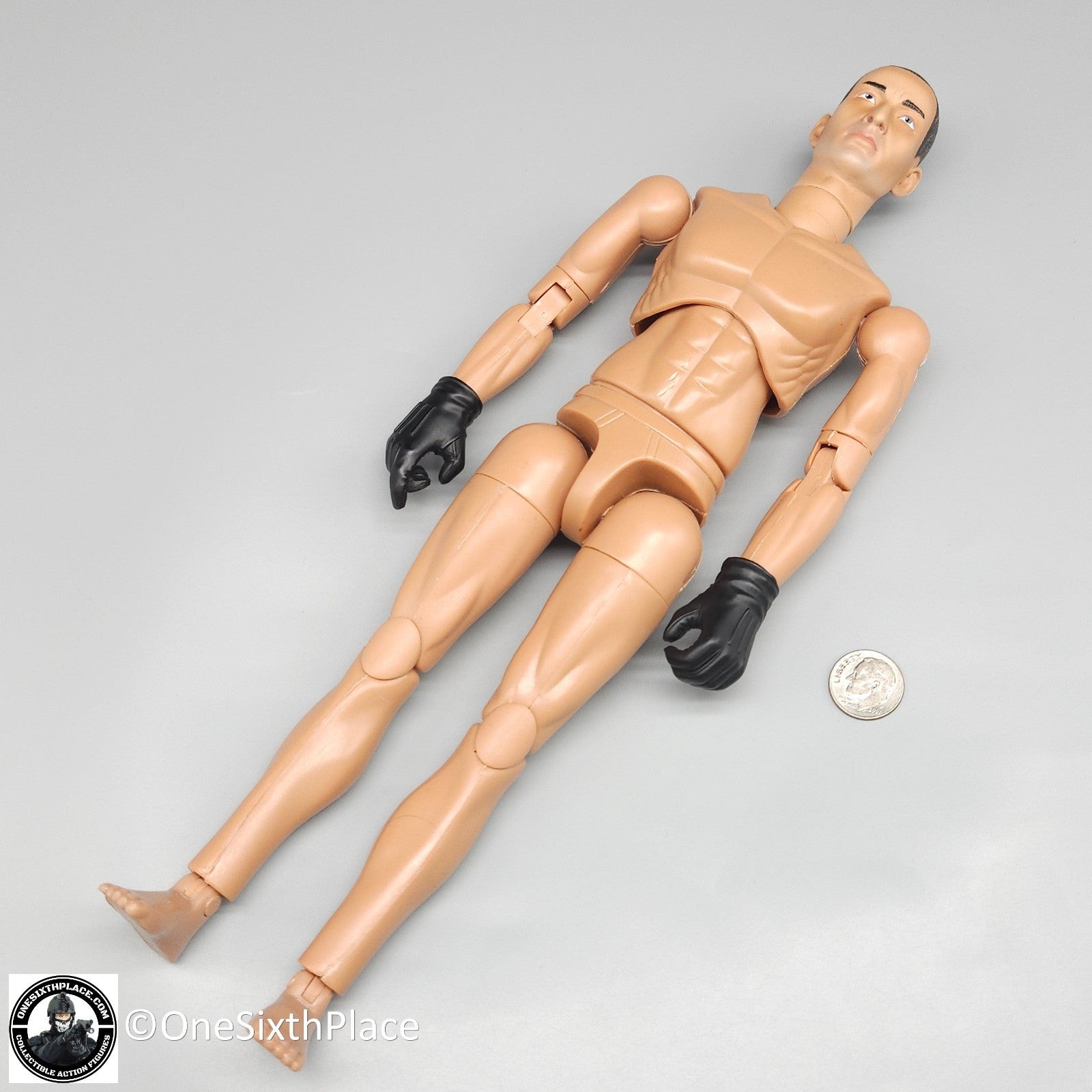 1:6 scale BBI USMC John Salias Male G1 Body w/ Head & Gloved Hands 12" Figure