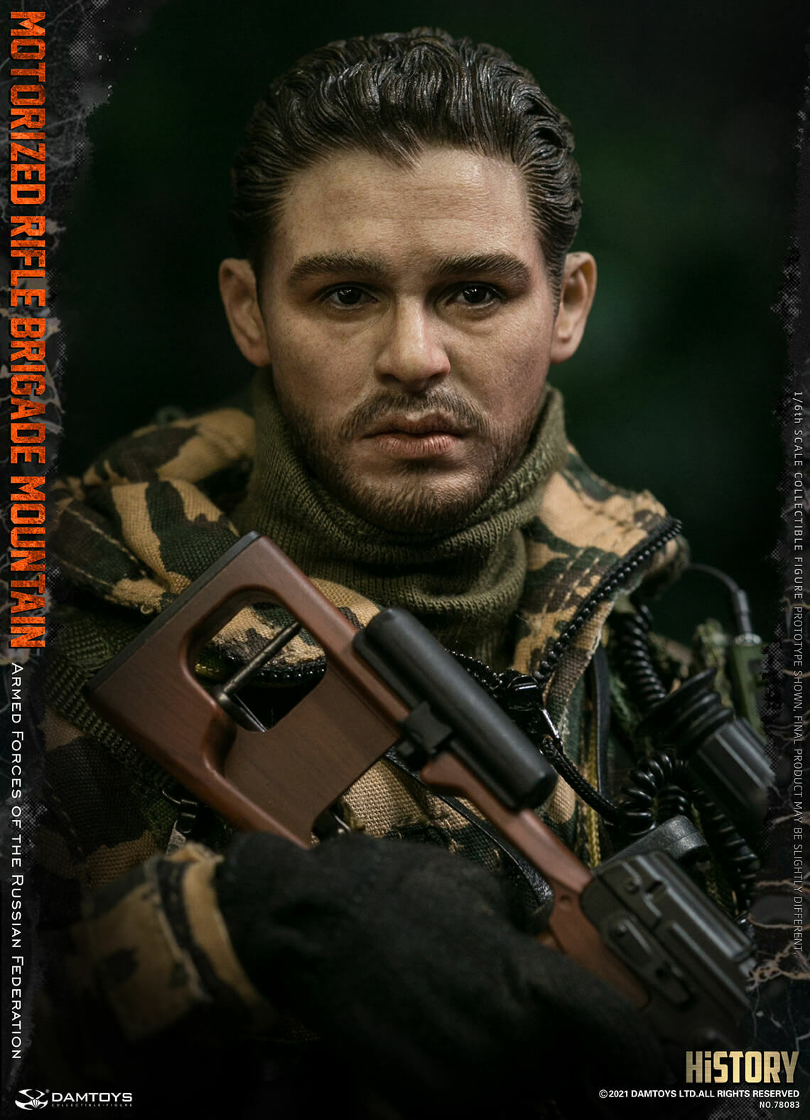 1:6 DamToys Russian Motorized Rifle Brigade Male Head Sculpt for 12" Figures