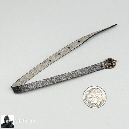 1:6 scale Mini Times CIA CQB Operator Black Leather Like Belt for 12" Figures
