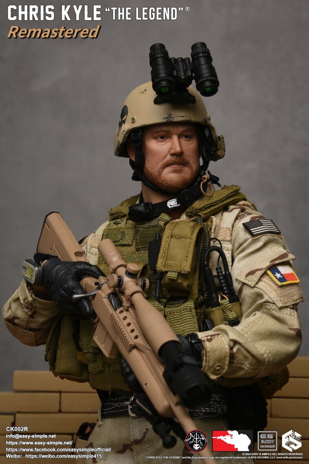 1:6 scale Easy & Simple Chris Kyle The Legend Remastered Regular Version CK002R