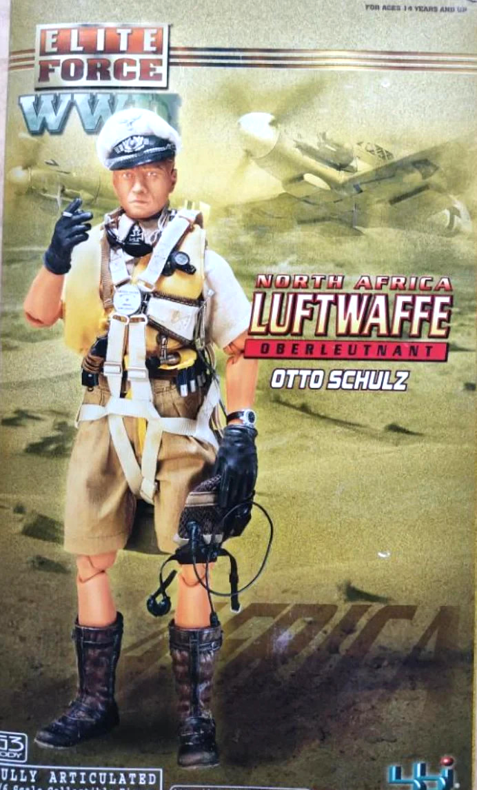 1:6 BBI WWII German Luftwaffe Pilot Otto Male Head Sculpt for 12" Figures
