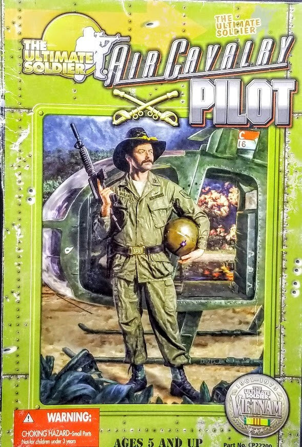 1:6 Ultimate Soldier US Vietnam Air Cavalry Pilot Yellow Ascot Scarf 12" Figures