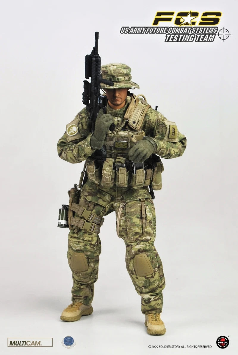 1:6 scale Soldier Story US Army FCS Testing Team Multicam Version 12" Figure