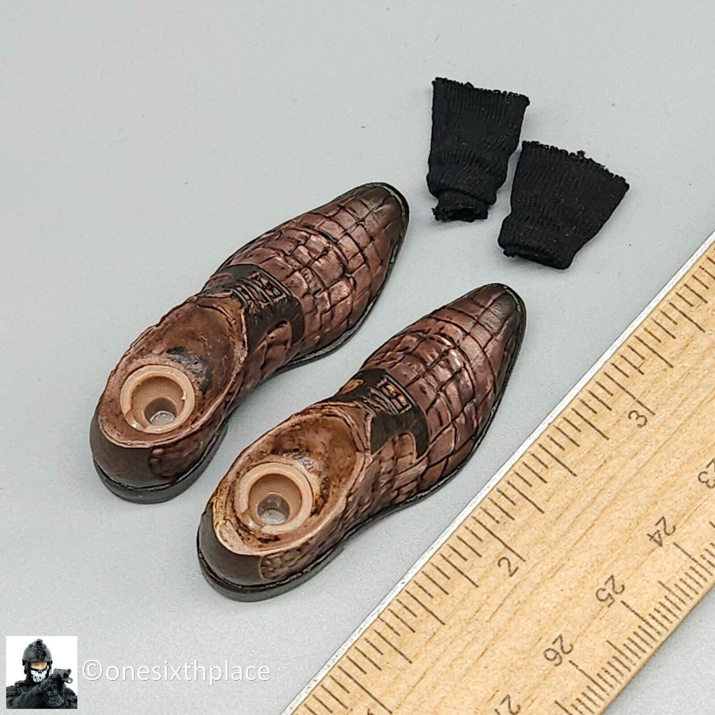 1:6 scale DamToys Gangster's Kingdom Diamond Angelo Snake Skin Shoes (Peg Type)