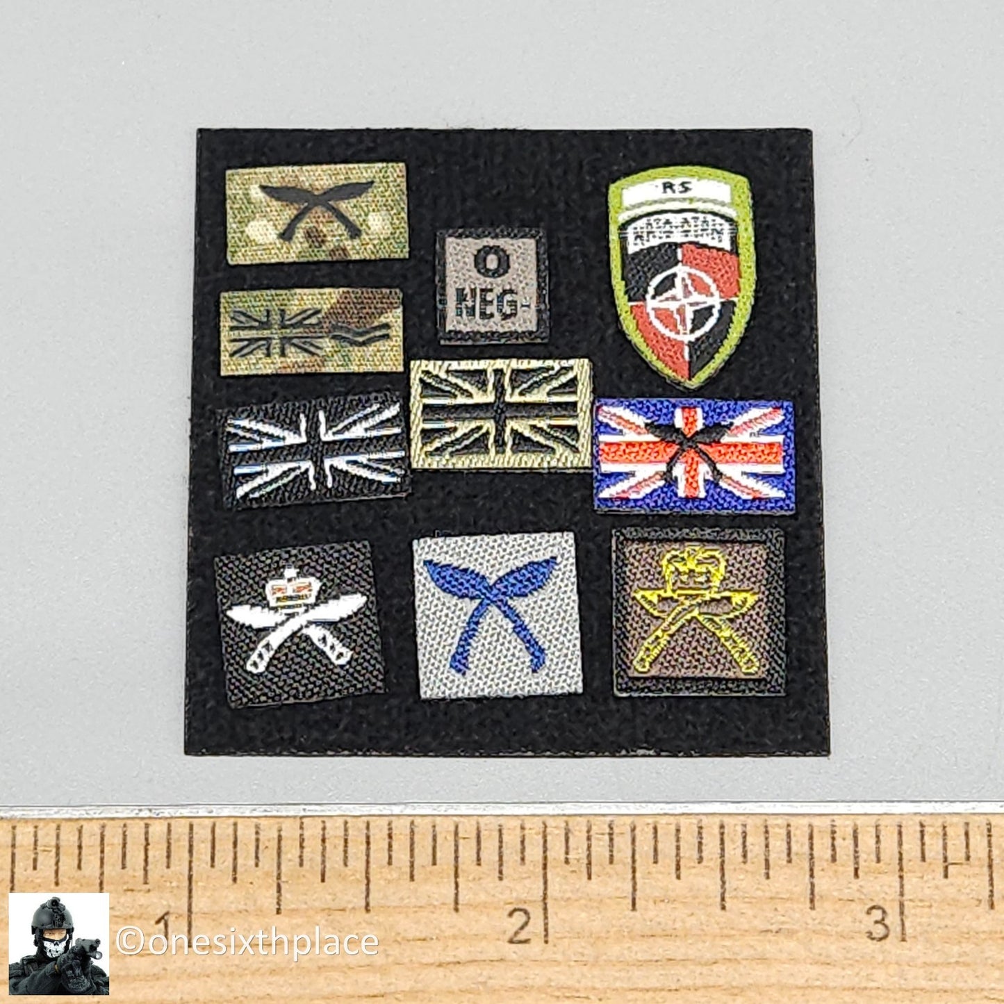 1:6 scale Easy & Simple British Army Brigade of Gurkhas Patches Set 12" Figures