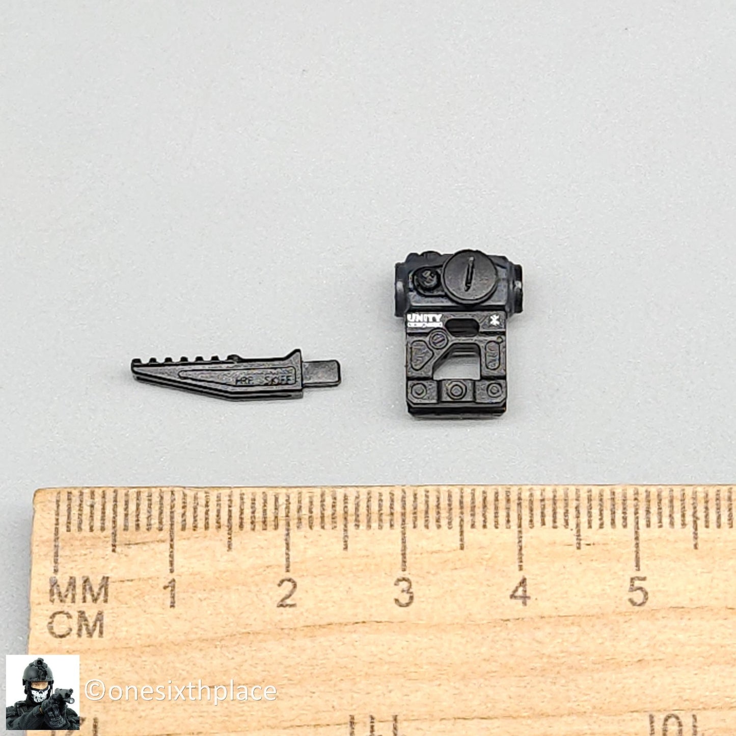 1:6 Easy & Simple PMC Red Dot Sight w/Riser Mount Rifle Accessory 12" Figures