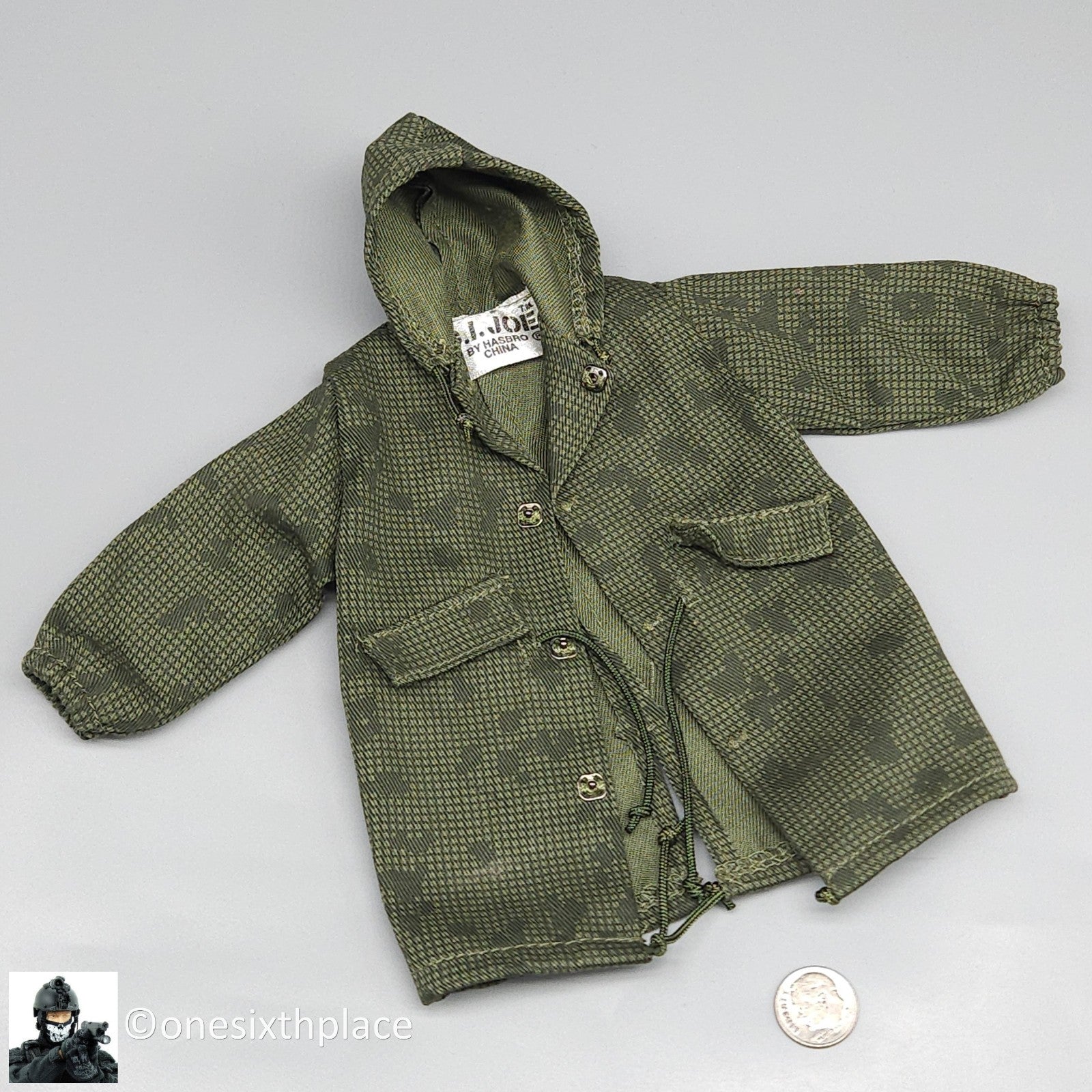 1:6 scale Hasbro GI Joe Desert Night Camo Parka Jacket for 12" Figures