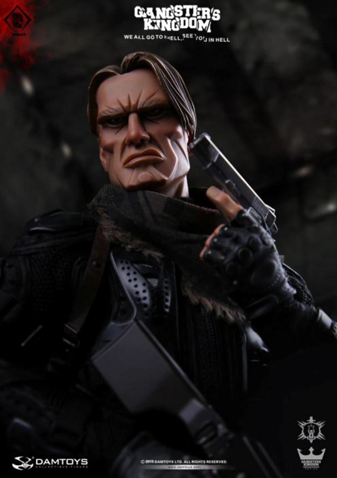 1:6 scale DamToys  Gangsters Kingdom Milevsky Tattoo Male Body for 12" Figures