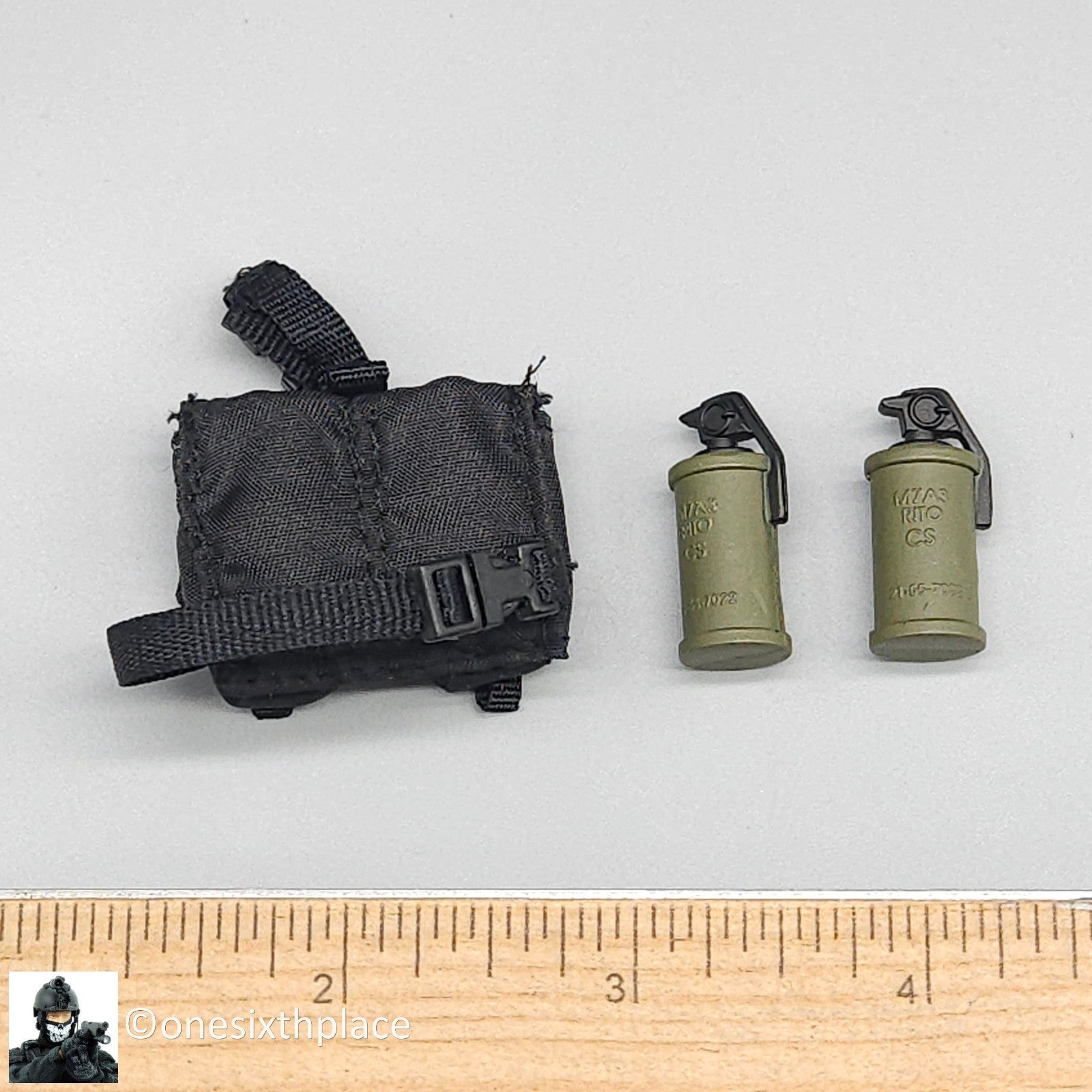 1:6 scale BBI USMC Force Recon Smoke Grenade Leg Pouch for 12" Figures