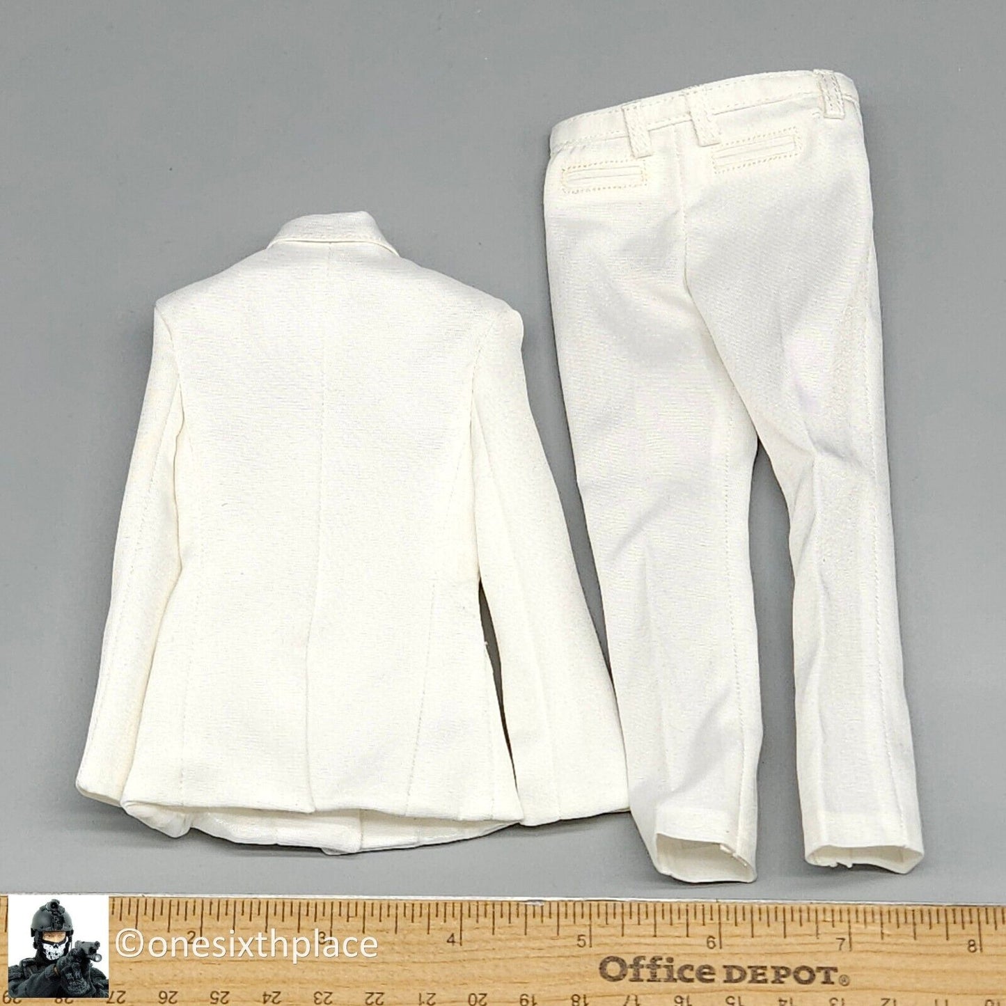 1:6 scale DamToys Gangster's Kingdom Diamond Angelo Mens White Suit