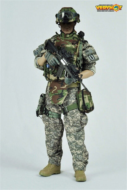 1:6 Very Hot Toys US Army EOD Woodland Body Armor Vest w/ Pouches Set 12" Figure