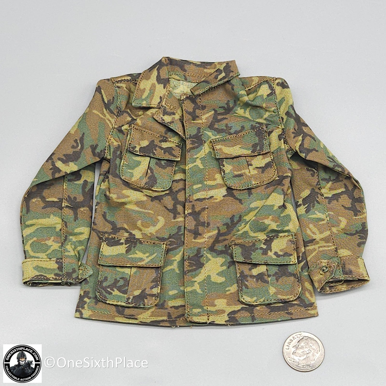 1:6 scale Ujindou US SEAL Team Rifleman in Vietnam ERDL Blouse for 12" Figures