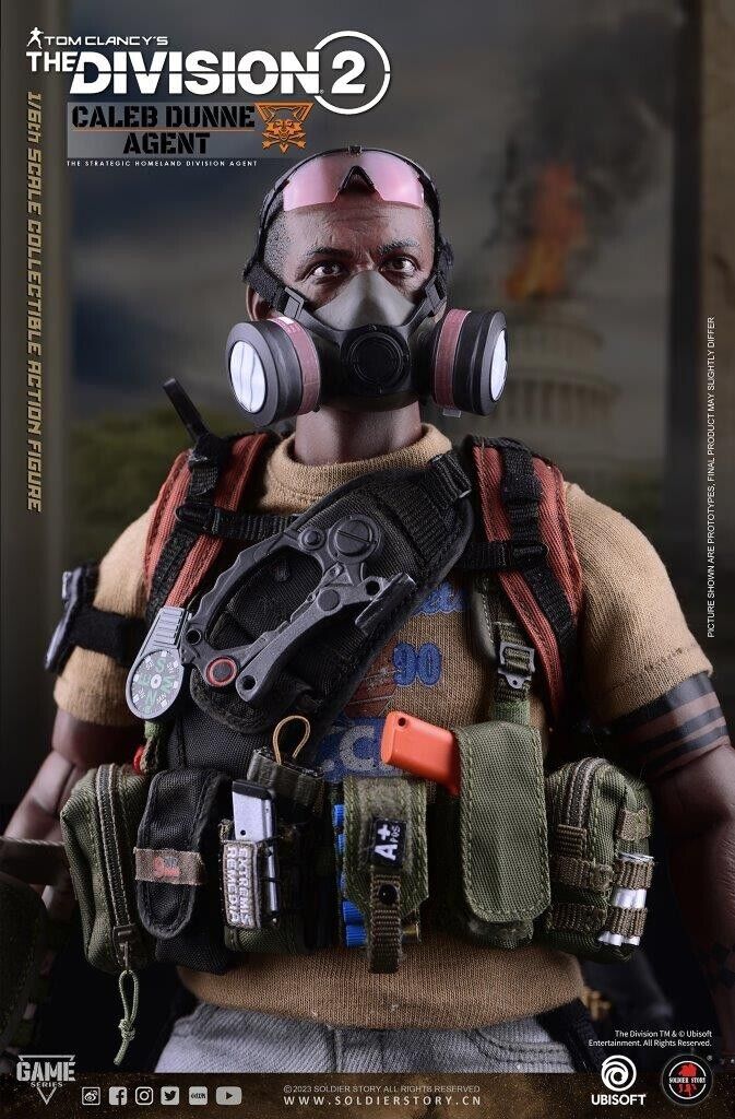 1:6 Soldier Story The Division 2 Agent Caleb Dunne 12" Figure SS=G008