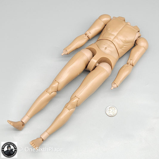 1:6 scale Crazy Dummy Male Body w/ Feet for 12" Figures