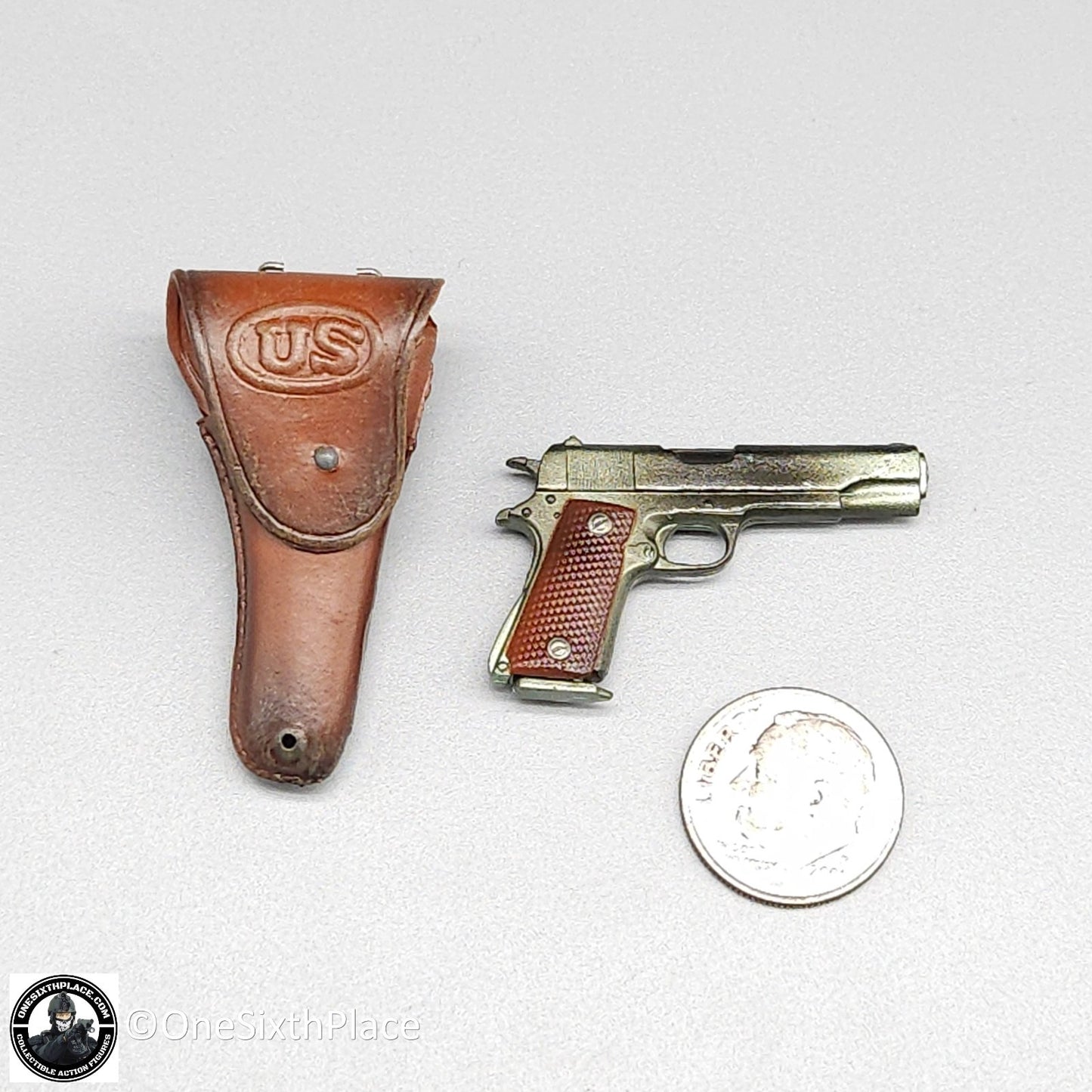1:6 scale Dragon Vietnam US Lt Col Moore 1911 Pistol w/ Holster for 12" Figures