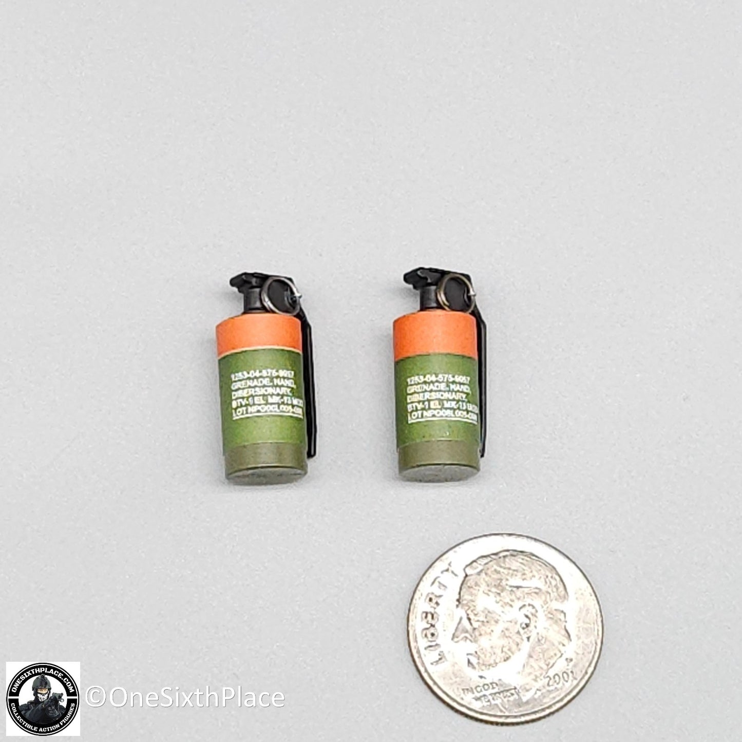 1:6 scale Easy & Simple SDU Assault Team 2023-2024 Flashbang Grenades (x2)