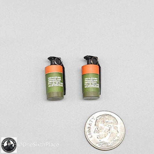 1:6 scale Easy & Simple SDU Assault Team 2023-2024 Flashbang Grenades (x2)