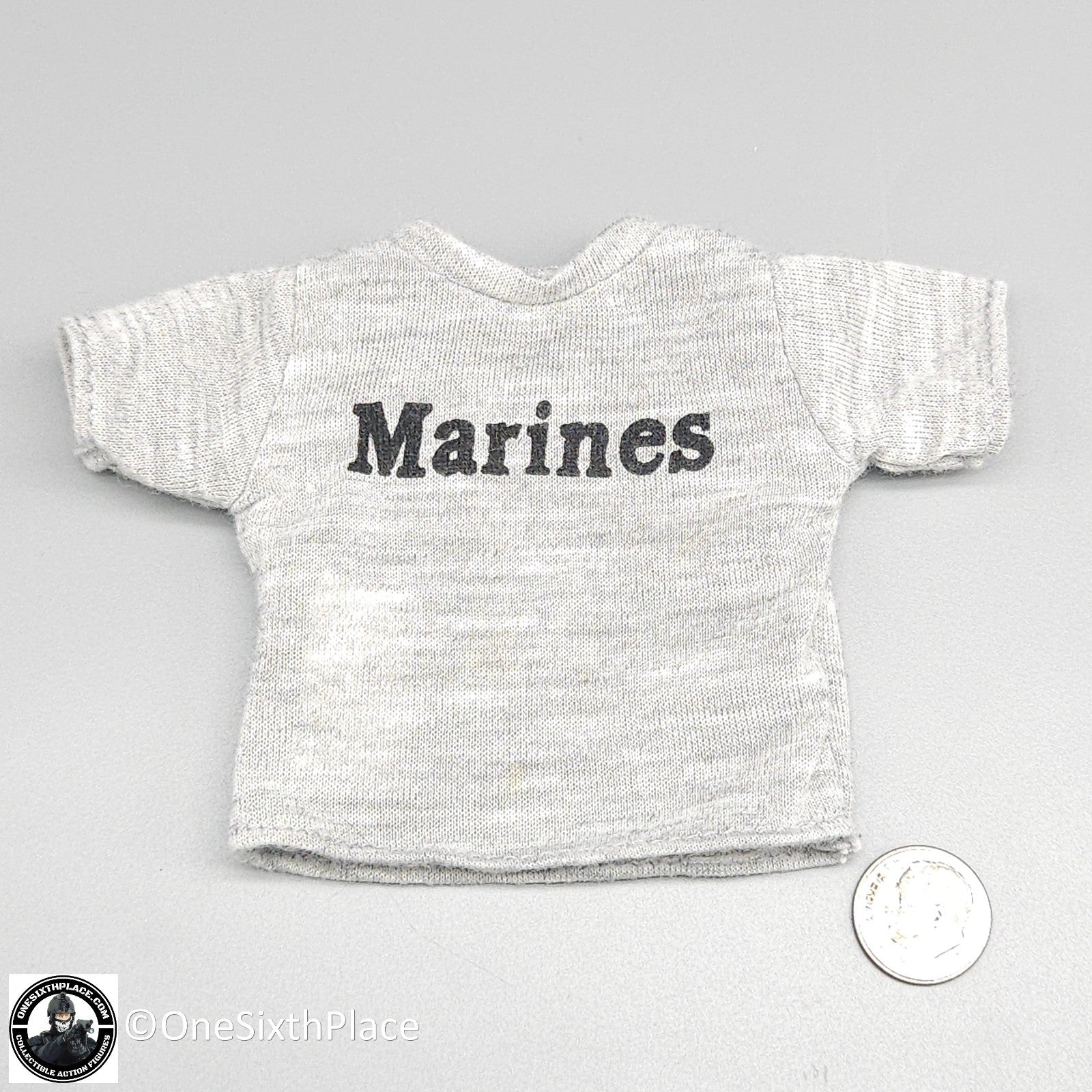 1:6 Ultimate Soldier Mens "Marines" Logo T-Shirt for 12" Figures