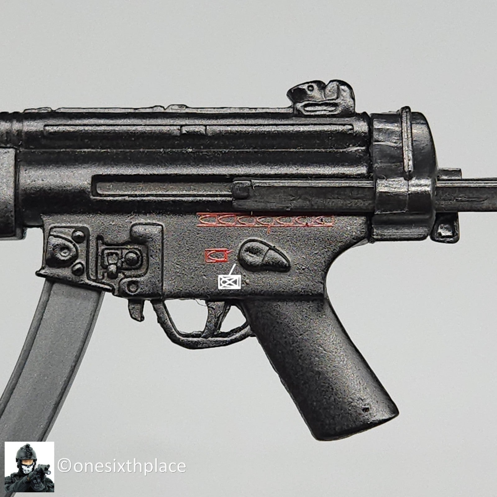 1:6 scale BBI Metal MP5 Submachine Gun (No Sling) for 12" Figures