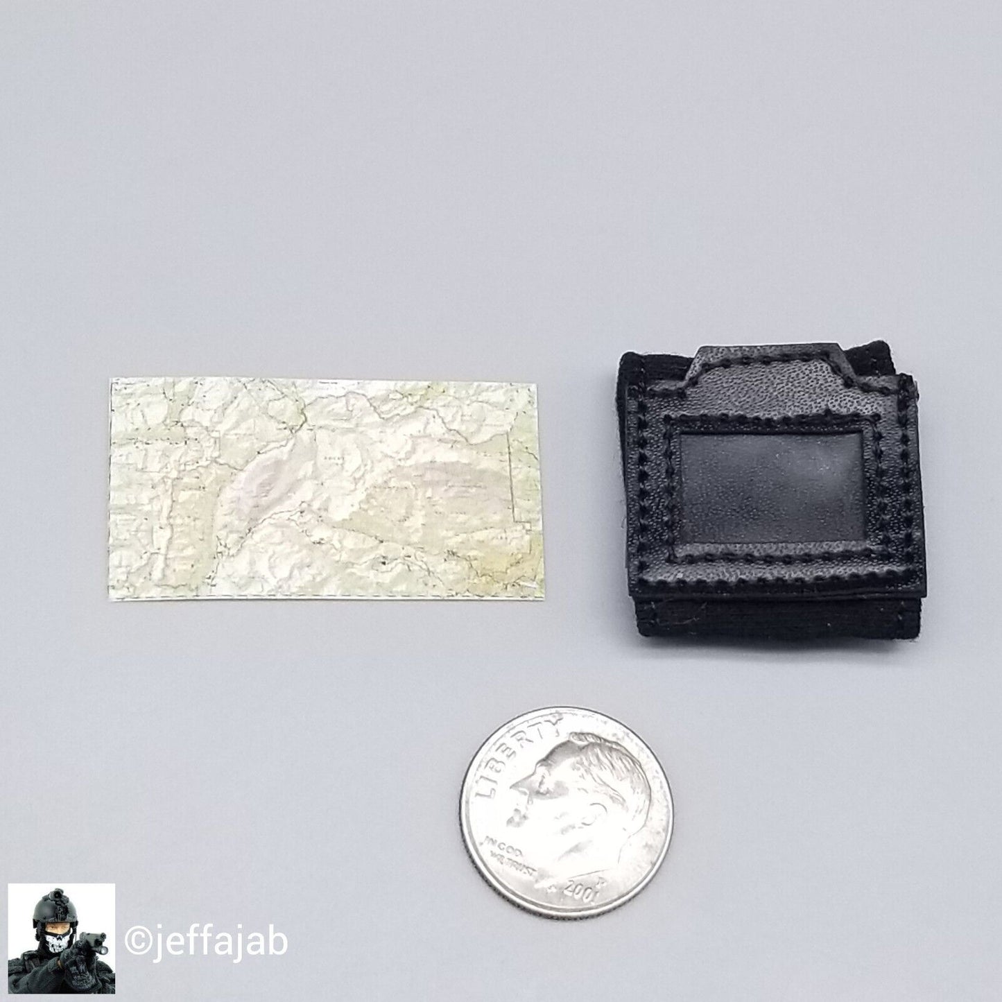 1:6 Easy & Simple Special Forces Group Crisis Response Force Map w/ Wrist Pouch