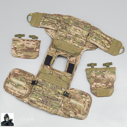 1:6 DamToys Russian Spetsnaz FSB Alpha Group Gunner Plate Carrier #2 READ NOTES