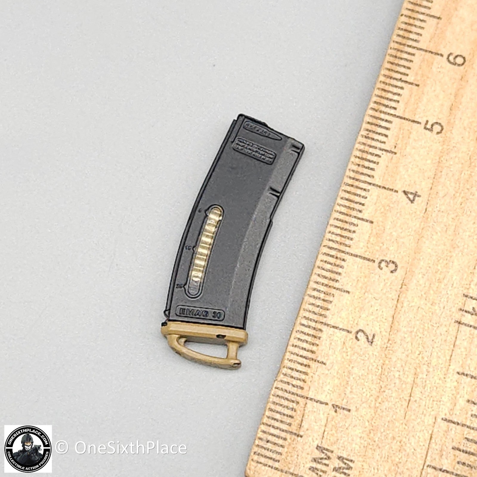 1:6 Easy & Simple CBRN Assault Team 30rd PMAG w/ Tan Ranger Plate for M4 Rifle